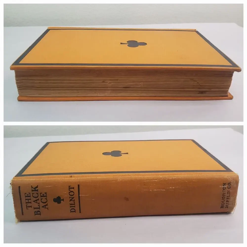 The Black Ace by George Dilnot (1st Ed) Hardcover No DJ 1929 Houghton Mifflin